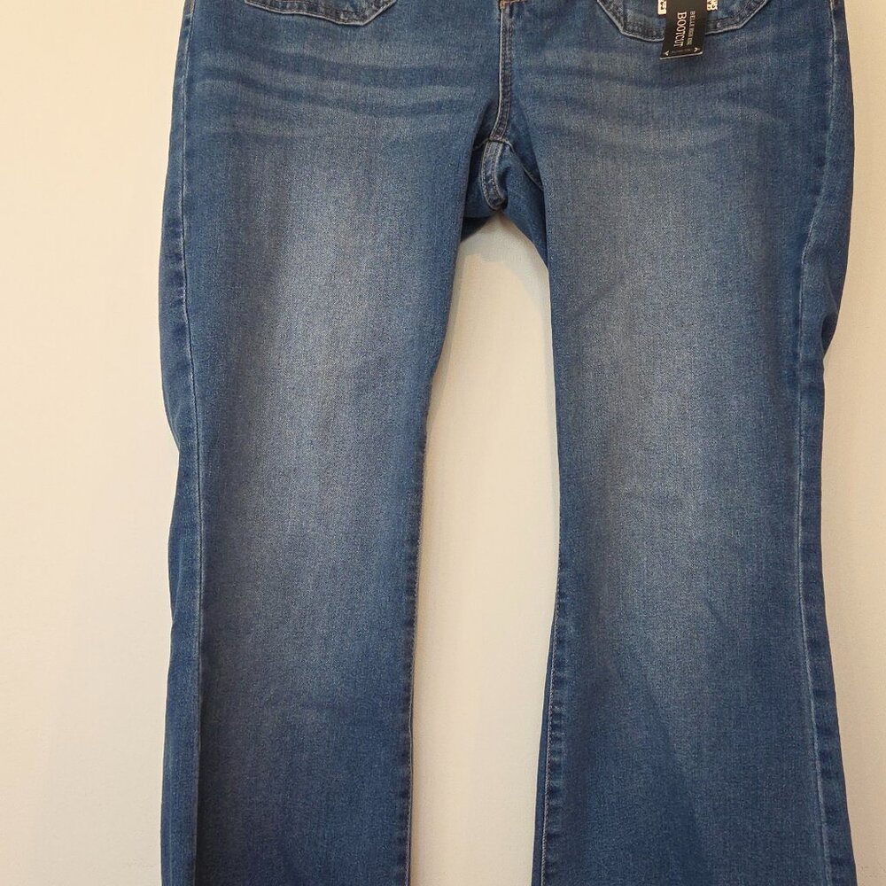 NWT Nanette Lepore Belle High Rise Bootcut Jeans | Plus 14W